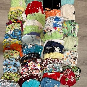 Cloth diaper lot (Various Sizes)